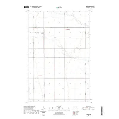 2018 Map of Blanchard, 2018 Print