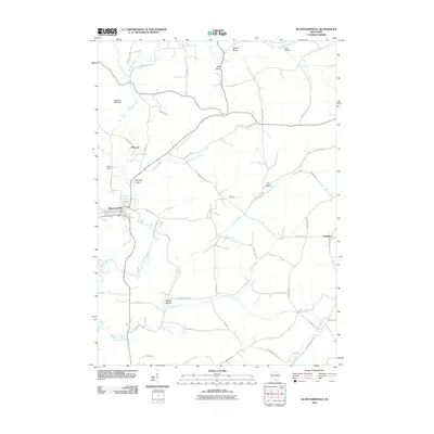 2010 Map of Blanchardville, 2010 Print