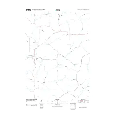 2013 Map of Blanchardville, 2013 Print