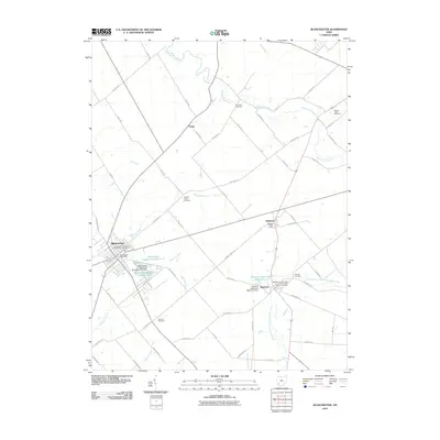 2010 Map of Blanchester, 2010 Print