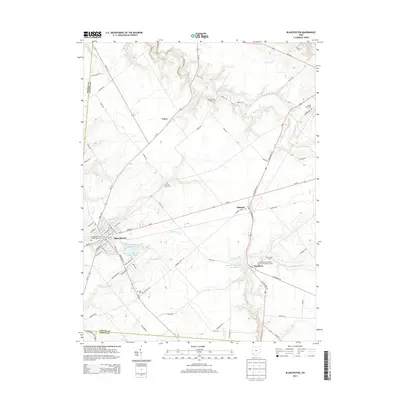 2013 Map of Blanchester, 2013 Print