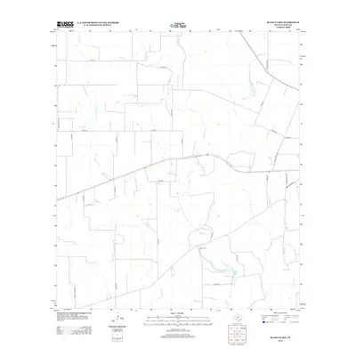 2012 Map of Blanco Lake, 2012 Print
