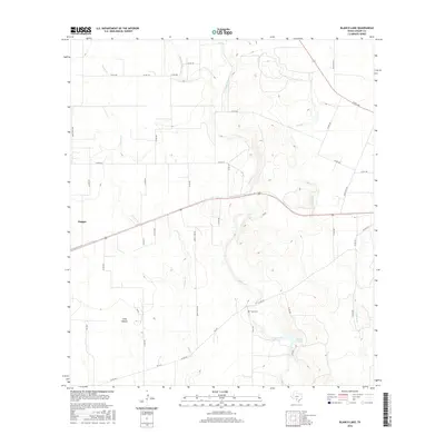 2016 Map of Blanco Lake, 2016 Print