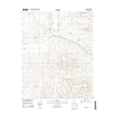 2013 Map of Blanco, 2013 Print