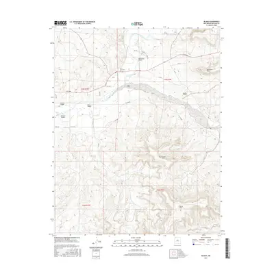 2017 Map of Blanco, 2017 Print