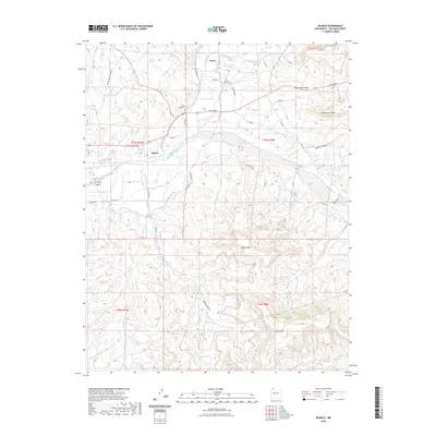 2023 Map of Blanco, 2023 Print