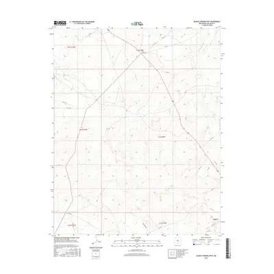 2017 Map of Blanco Trading Post, 2017 Print