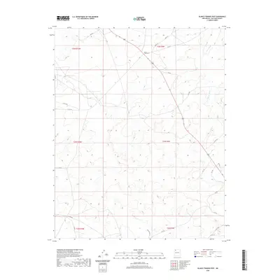 2020 Map of Blanco Trading Post, 2020 Print