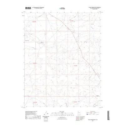 2023 Map of Blanco Trading Post, 2023 Print