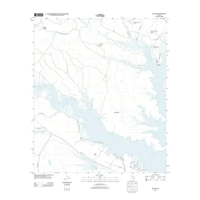 2012 Map of Bland, 2012 Print
