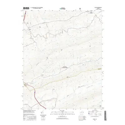 2016 Map of Bland, 2016 Print