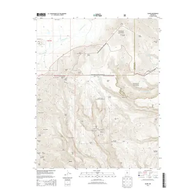 2013 Map of Bland, 2013 Print