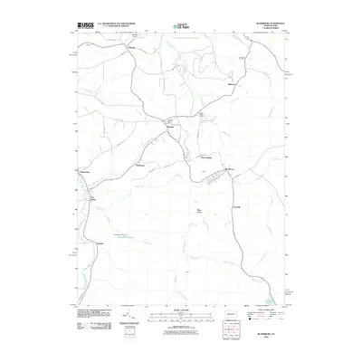 2010 Map of Blandburg, 2010 Print