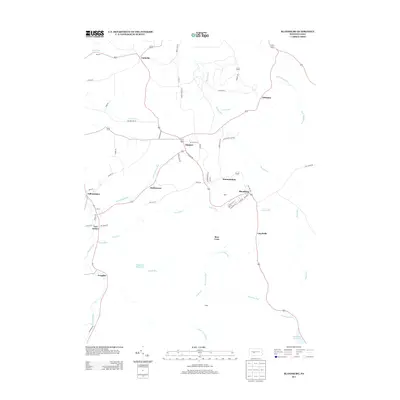 2013 Map of Blandburg, 2013 Print