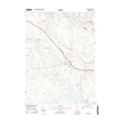 2015 Map of Blandford, 2015 Print