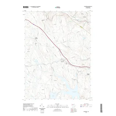 2021 Map of Blandford, 2021 Print