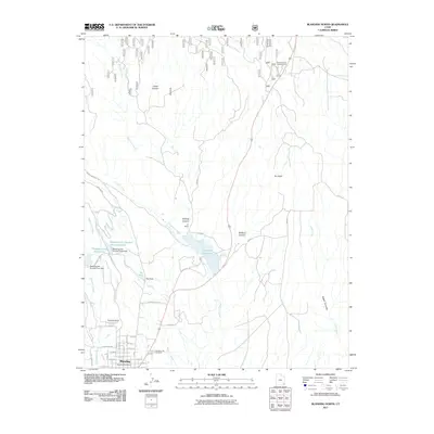 2011 Map of Blanding North, 2011 Print