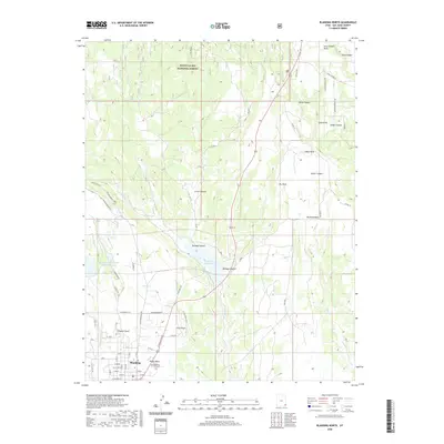 2020 Map of Blanding North, 2020 Print