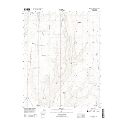 2014 Map of Blanding South, 2014 Print