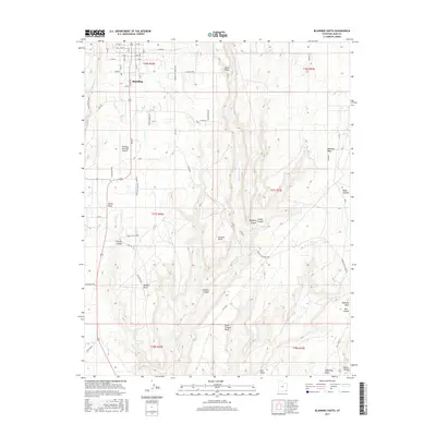 2017 Map of Blanding South, 2017 Print