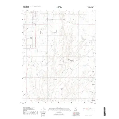 2020 Map of Blanding South, 2020 Print
