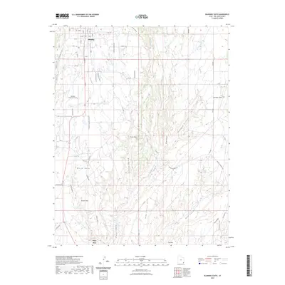 2023 Map of Blanding South, 2023 Print