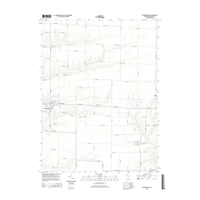 2015 Map of Blandinsville, 2015 Print