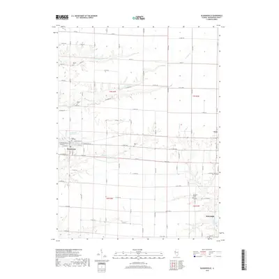 2018 Map of Blandinsville, 2018 Print