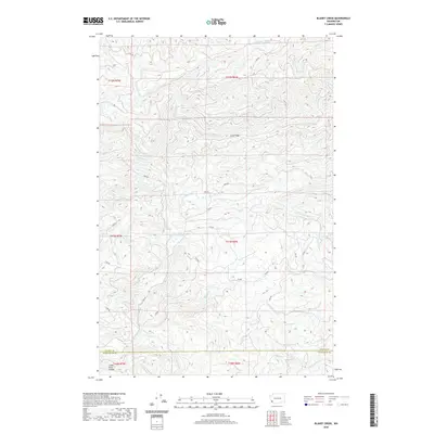2020 Map of Blaney Creek, 2020 Print