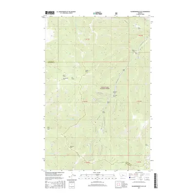 2017 Map of Blankenbaker Flats, 2017 Print
