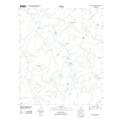 2010 Map of Blanket Springs, 2010 Print