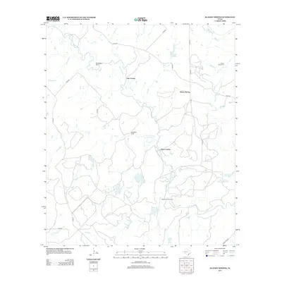 2012 Map of Blanket Springs, 2012 Print