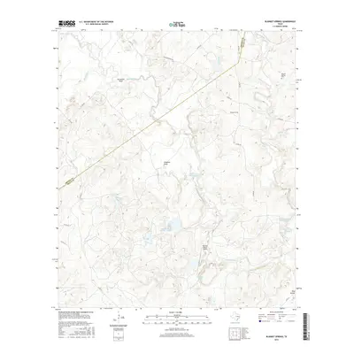 2016 Map of Blanket Springs, 2016 Print