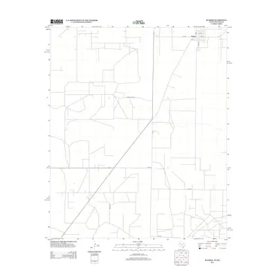 2012 Map of Bledsoe, 2012 Print