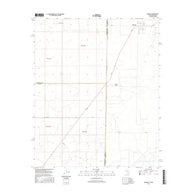 2016 Map of Bledsoe, 2016 Print