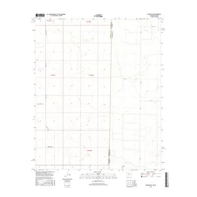 2017 Map of Bledsoe NE, 2017 Print