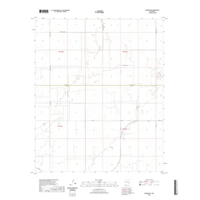 2020 Map of Bledsoe SW, 2020 Print