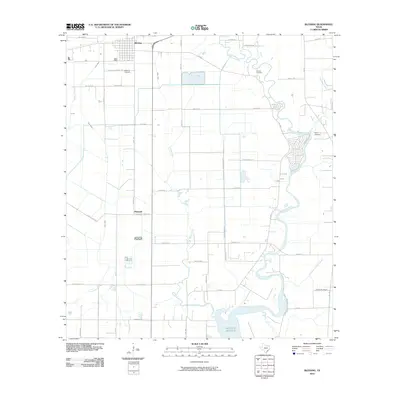 2010 Map of Blessing, 2010 Print