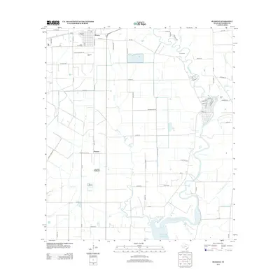 2013 Map of Blessing, 2013 Print
