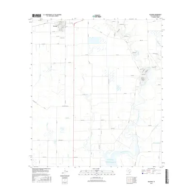 2016 Map of Blessing, 2016 Print