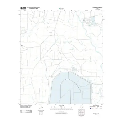 2010 Map of Blessing SE, 2010 Print