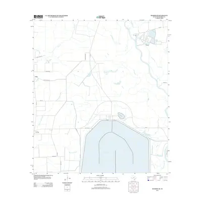 2013 Map of Blessing SE, 2013 Print