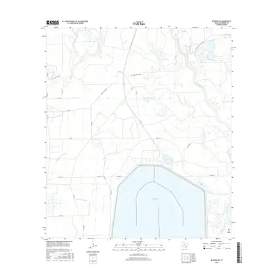 2016 Map of Blessing SE, 2016 Print