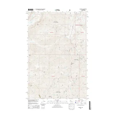 2014 Map of Blewett, 2014 Print