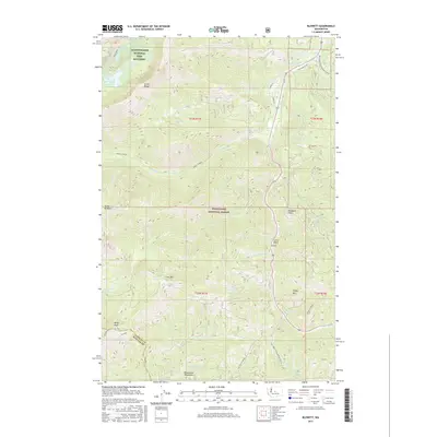 2017 Map of Blewett, 2017 Print