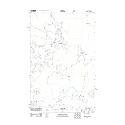 2011 Map of Blewett Pass, 2011 Print