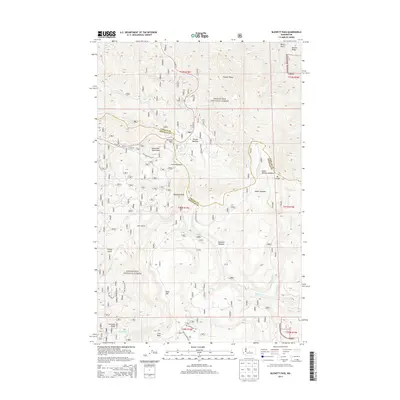 2014 Map of Blewett Pass, 2014 Print