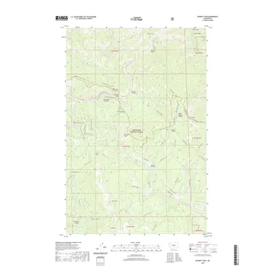 2020 Map of Blewett Pass, 2020 Print