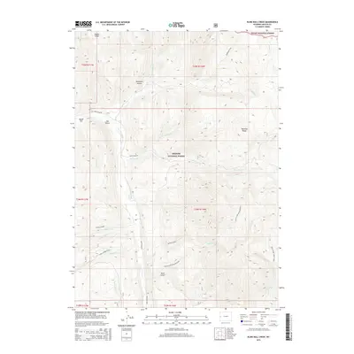 2015 Map of Blind Bull Creek, 2015 Print