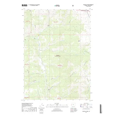 2017 Map of Blind Bull Creek, 2017 Print